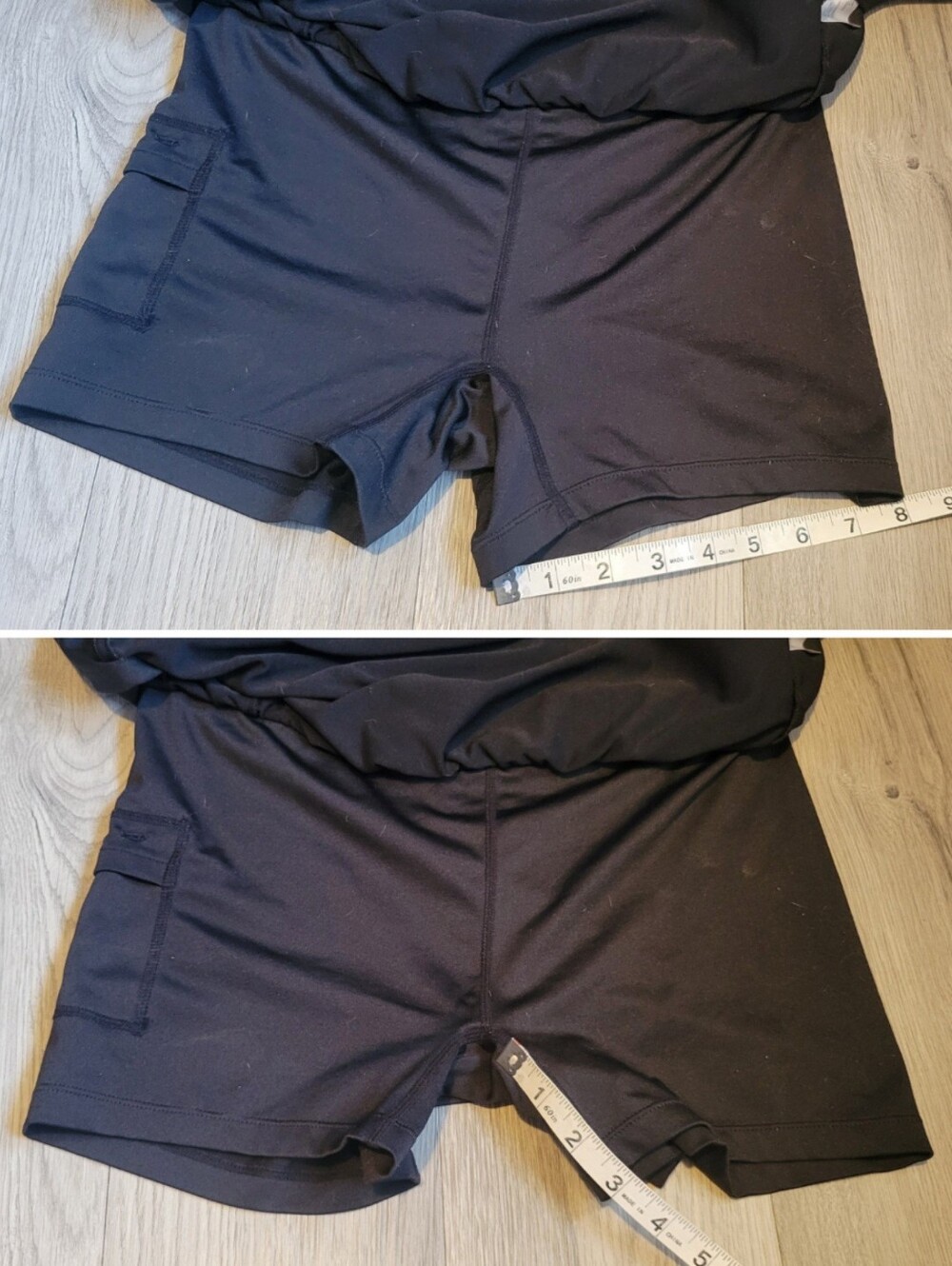 New Balance Lightning Dry Black Athletic Skorts (Skirt + Built-in Short), Medium - Picture 11 of 16